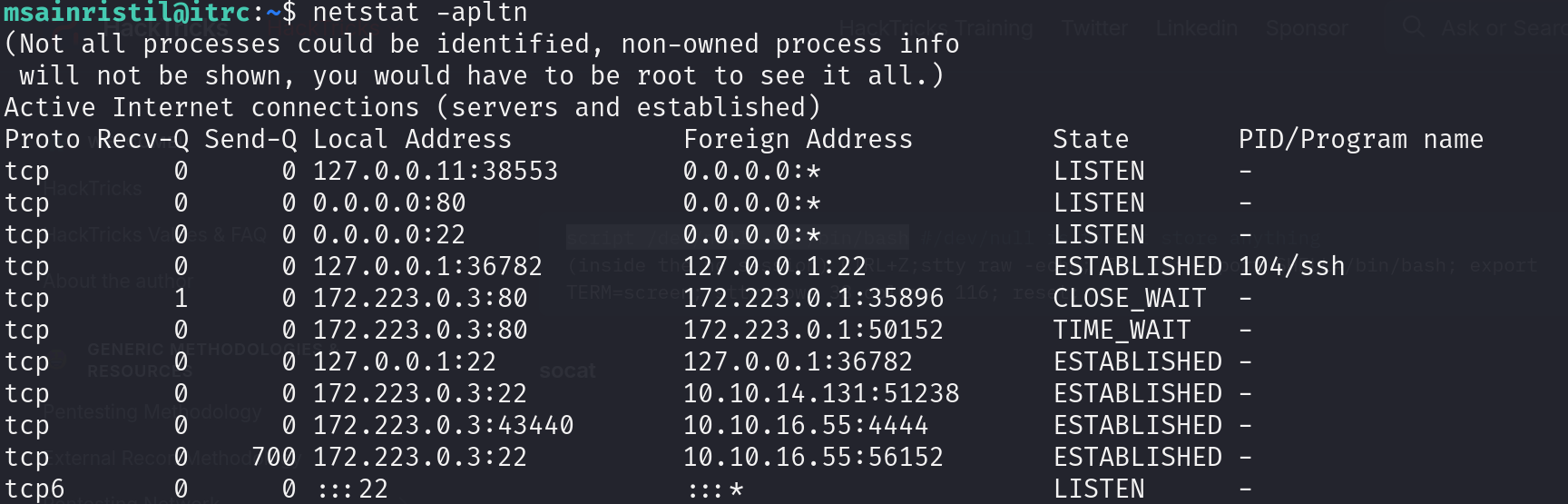 credentials in zip file